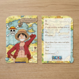 One Piece® Kutsukortit Kirjekuorilla