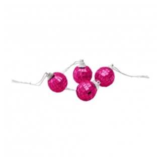 Mini Diskopallokoristeet Fuksia