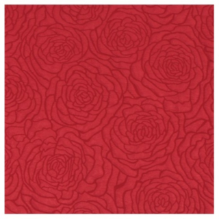 Puutarharuusu Jacquard Kaitaliina Punainen