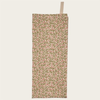 Blomster Viskestykke Beige