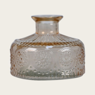 Glasvase Brun