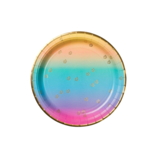 Ombre Paptallerkener Pastel