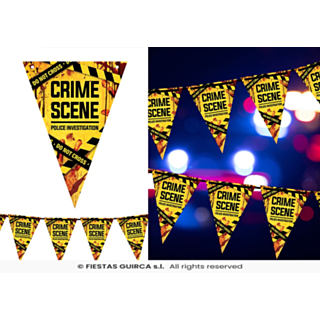 Crime Scene Vimpelguirlande