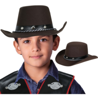Cowboyhattu Lapsille Ruskea