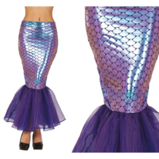 Merenneito Paljettihame Violetti
