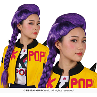 K-Pop lettiperuukki, violetti