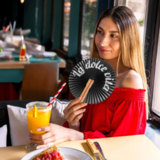 La Dolce Vita Viuhka Musta