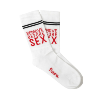 Remove Before Sex -sukat valkoinen