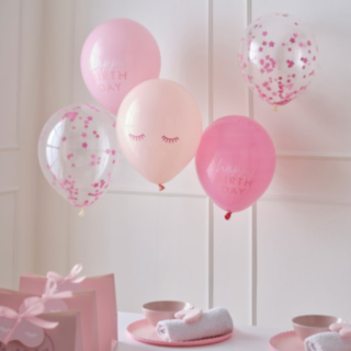 Yökylä Happy Birthday Lateksipallot