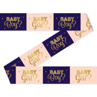 Gender Reveal Bånd Blå/Lyserød