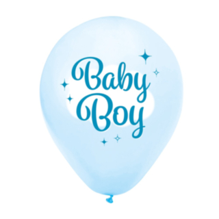 Baby Boy Latexballoner Lyseblå