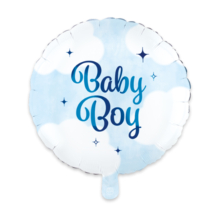 Baby Boy Folieballon Lyseblå