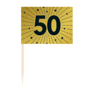50 Års Kagepinde Guld