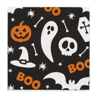 Halloween Boo Lautasliinat Musta/Oranssi