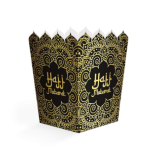 Hajj Mubarak Snacklaatikot Musta/Kulta