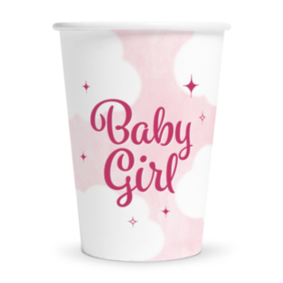 Baby Girl Papkrus Pink/Hvid