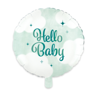 Hello Baby Folieballon Grøn