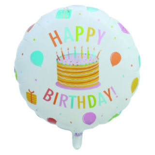 Fødselsdagskage Folieballon