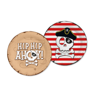 Hip Hip Ahoy Pirat Paptallerkener
