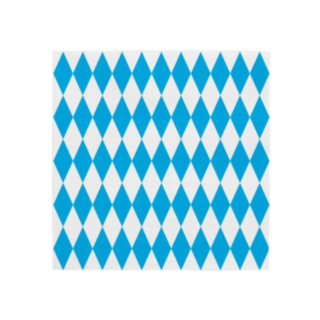 Bayern Servietter Blå/Hvid