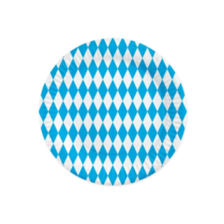 Baijeri Pahvilautaset Sininen/Valkoinen
