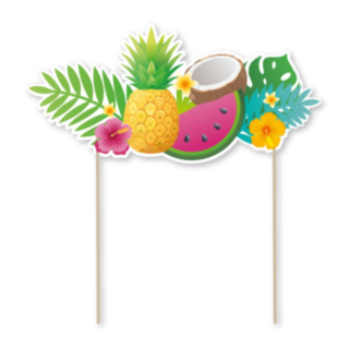 Aloha Tropisk Frugt Kagefigur