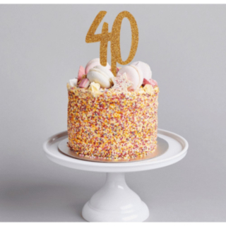 40-vuotis Kakkukoriste Kulta