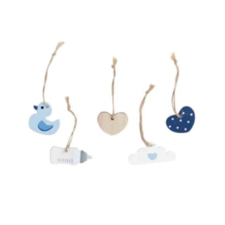 Babyshower Puiset Lahjamerkit Sininen