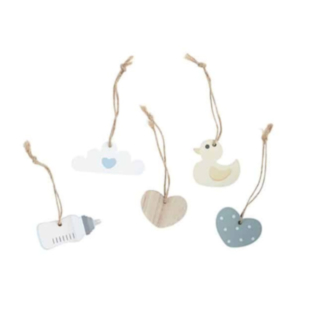 Babyshower Puulahjamerkit Sekoitus