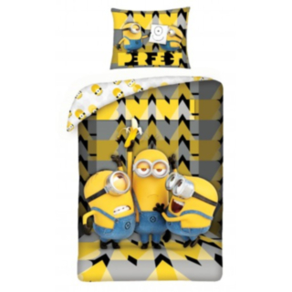 Minions® Puuvilla Pussilakanasetti Keltainen