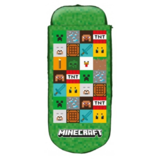 Minecraft® Makuupussi Puhallettavalla Patjalla