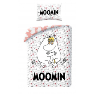 Muumit® Rakkaus Puuvilla Pussilakanasetti