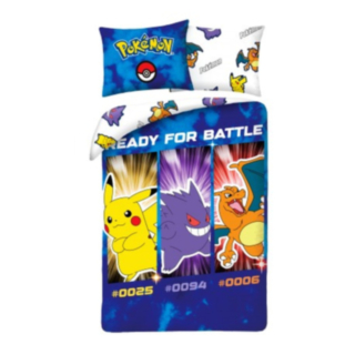 Pokémon® Battle Puuvilla Pussilakanasetti