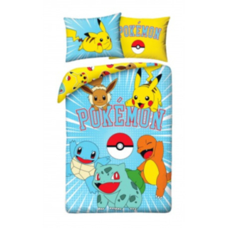 Pokémon® Ystävät Puuvilla Pussilakanasetti