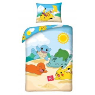 Pokémon® Ranta Puuvilla Pussilakanasetti