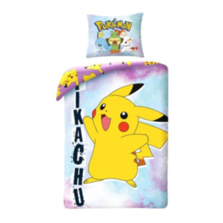 Pokémon® Pikachu Pastelli Puuvilla Pussilakanasetti