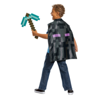 Minecraft® hakku- ja viittasetti lapsille