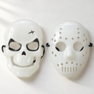 Selvlysende Halloweenmaske