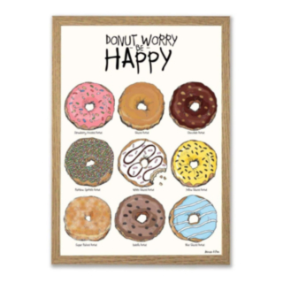 Donut Worry -juliste