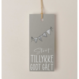 Paljon onnea, hienosti tehty -lahjamerkki