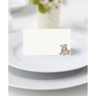 Nalle paikkakortit vaaleanpunainen