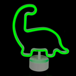 Dinosaurus Neonlamppu