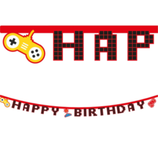 Gaming Happy Birthday Paperibanneri