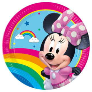 Minnie Mouse® Pahvilautaset Sateenkaari