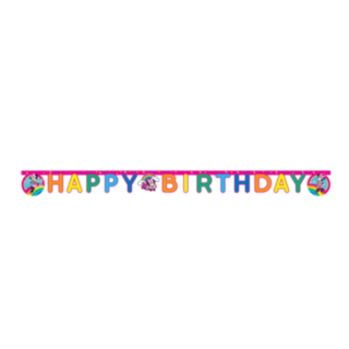 Minnie Mouse® Happy Birthday Paperibanneri Pinkki