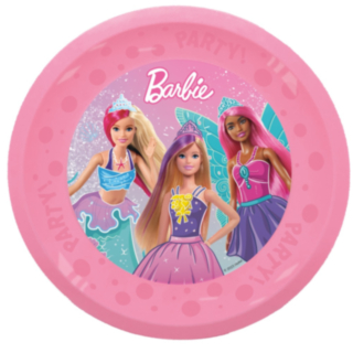 Barbie® Muovilautaset Vaaleanpunaiset