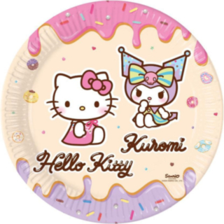 Hello Kitty® & Kuromi Pahvilautaset