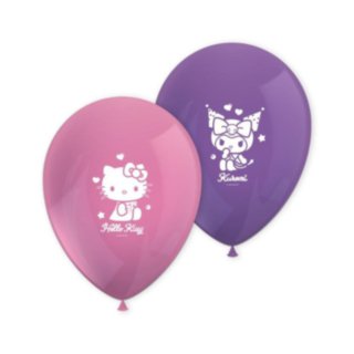 Hello Kitty & Kuromi Lateksi-ilmapallot Pinkki/Liila
