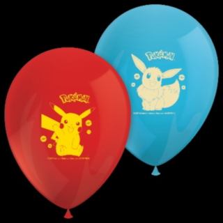 Pokemon® Lateksi-ilmapallot Punainen/Sininen