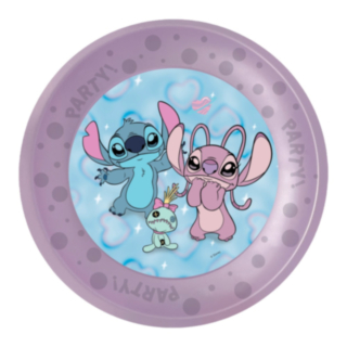 Stitch® Uudelleenkäytettävät Juhlalautaset Liila